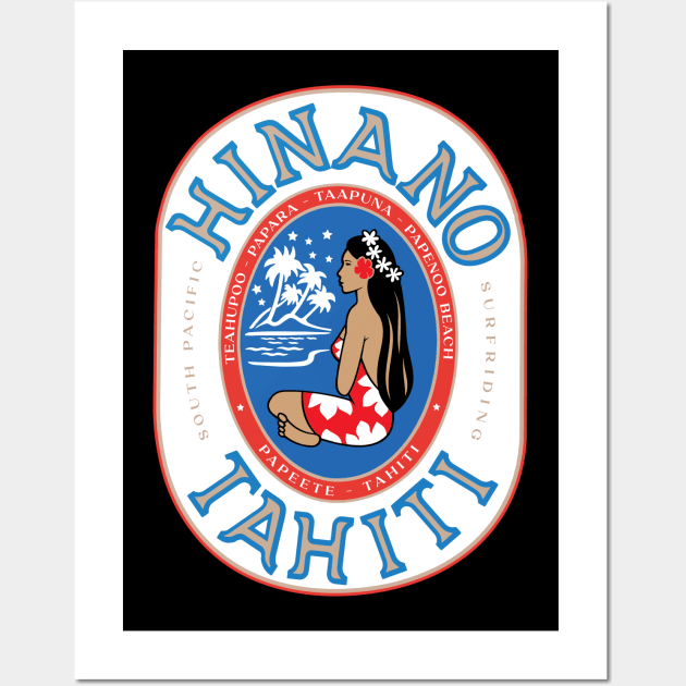 HINANO OVAL LOGO Wall Art by Zacharys Harris